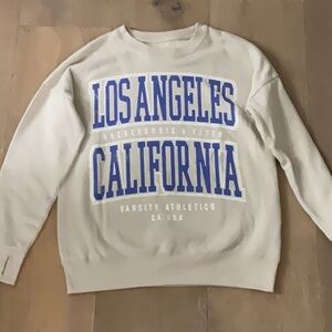 Abercrombie & Fitch Kids Beige Crewneck Sweater